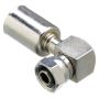 GATES G45596-1210S Female SAE Tube O-Ring Nut Swivel - 90 Block - Steel (PolarSeal ACA)