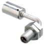 GATES G45602-0606 Male Inverted O-Ring Bulkhead - 90 Bent Tube - Aluminum (PolarSeal ACA)