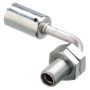 GATES G45602-0808 Male Inverted O-Ring Bulkhead - 90 Bent Tube - Aluminum (PolarSeal ACA)