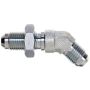 GATES G60446-0606 Male JIC 37 Flare to Male JIC 37 Flare Bulkhead - 45 (SAE to SAE)