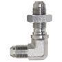 GATES G60447-0404 Male JIC 37 Flare to Male JIC 37 Flare Bulkhead - 90 (SAE to SAE)