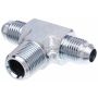 GATES G60551-0604 Male JIC 37 Flare on Run to Male Pipe NPTF - Tee (SAE to SAE)