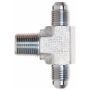 GATES G60551-0808 Male JIC 37 Flare on Run to Male Pipe NPTF - Tee (SAE to SAE)