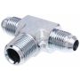 GATES G60551-1212 Male JIC 37 Flare on Run to Male Pipe NPTF - Tee (SAE to SAE)