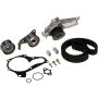 GATES TCKWP199 PowerGrip Premium Timing Component Kit with Water Pump (TCKWP)
