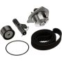 GATES TCKWP255 PowerGrip Premium Timing Component Kit with Water Pump (TCKWP)