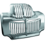 Kuryakyn 7784 Oil Cooler Cover 11-16 Touring Chrome