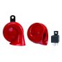 Hella 007424801 Trumpet Kit Low-Tone/High-Tone, 12 V, 400/500 Hz with Bracket