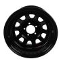Raceline RT51 Daytona Rock 15x8in/5x114.3 BP/-19mm Offset/83.82mm Bore - Gloss Black Beadlock Wheel