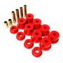 Energy Suspension 4.2121R Fd 4 Wd Frt Sprg Bush Set - Red