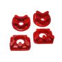 Energy Suspension 92-01 Honda Red Motor Mount Inserts (Manual Transmission) (2 Torque Positions)