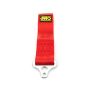 OMP RACING, INC. OMPEB0-0578-061 Tow Hood Red Stainless 100mm ID