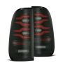 AlphaRex 658003 97-03 Ford F150 / 99-16 Ford F250/F350/F450/F550 LUXX-Series LED Tail Lights - Black/Red