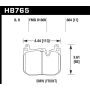 Hawk 2014 BMW 228i 2.0L Base M Sport Blue Painted Caliper Front ER-1 Brake Pads