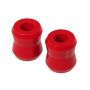 Prothane 19-905 Universal Shock Bushings - Large Hourglass - 11/16 ID - Red