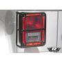 Rampage 2007-2018 Jeep Wrangler(JK) Taillight Guards - Black