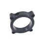 Torque Solution Throttle Body Spacer (Black): Audi / Volkswagen 2.0T FSI SI