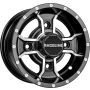 Raceline A77 Mamba 10x5in / 4x144 BP / 18mm Offset / 109.5mm Bore - Black & Machined Wheel