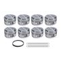 JE Pistons 296989 BBC BLOWN ALKY DOME Set of 8 Pistons