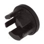 Prothane 22-505-BL 80-84 VW Rabbit / Golf 1 Motor Mount Insert - Black