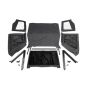 Rampage 1992-1995 Jeep Wrangler(YJ) Frameless Soft Top Kit - Black Diamond