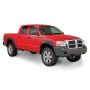 Bushwacker 05-10 Dodge Dakota Crew Cab Fleetside Extend-A-Fender Style Flares 4pc 64.9in Bed - Black