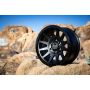ICON Compression 17x8.5 6x5.5 25mm Offset 5.75in BS 95.1mm Bore Satin Black Wheel