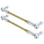 RockJock Adjustable Sway Bar End Link Kit 12 1/2in Long Rods w/ Heims and Jam Nuts pair