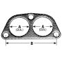 AP Exhaust 8734 Exhaust Pipe Flange Gasket