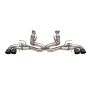 CORSA Performance 21106BLK Corsa 2020-2024 Corvette C8 3in Valved Cat-Back 4.5in Blk Quad Tips - Fits Factory NPP Exhaust w/AFM
