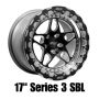 Belak Wheels 17096135S36BS-NBL Belak 17x9.5 / 6.25in BS / 6x135mm BP / High Pad / Series 3 - Non-Beadlock Wheel