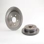 Brembo KT00B49 Brembo ceramic brake pad and UV coated solid  brake disc kit