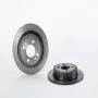 Brembo KT00B27 Brembo ceramic brake pad and UV coated solid  brake disc kit