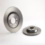 Brembo KT00A20 Brembo ceramic brake pad and UV coated solid  brake disc kit