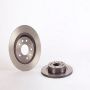 Brembo KT00799 Brembo ceramic brake pad and UV coated solid  brake disc kit