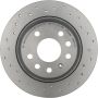 Brembo KTX4078 Brembo low-met brake pad and Xtra solid drilled brake disc kit