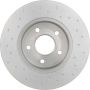 Brembo KTX4065 Brembo low-met brake pad and Xtra solid drilled brake disc kit