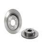 Brembo KT00513 Brembo ceramic brake pad and UV coated solid  brake disc kit