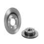 Brembo KT00512 Brembo ceramic brake pad and UV coated solid  brake disc kit