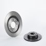 Brembo KT00894 Brembo ceramic brake pad and UV coated solid  brake disc kit