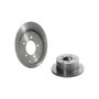 Brembo KT00970 Brembo ceramic brake pad and UV coated solid  brake disc kit