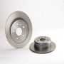Brembo KT00A21 Brembo ceramic brake pad and UV coated solid  brake disc kit