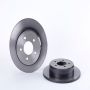 Brembo KT00867 Brembo ceramic brake pad and UV coated solid  brake disc kit