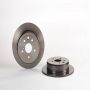 Brembo KT00563 Brembo ceramic brake pad and UV coated solid  brake disc kit