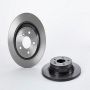 Brembo KT00A88 Brembo ceramic brake pad and UV coated solid  brake disc kit