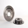 Brembo KT00923 Brembo ceramic brake pad and UV coated solid  brake disc kit