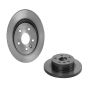Brembo KT00626 Brembo ceramic brake pad and UV coated solid  brake disc kit