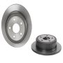 Brembo KT00847 Brembo ceramic brake pad and UV coated solid  brake disc kit