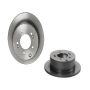 Brembo KT00907 Brembo ceramic brake pad and UV coated solid  brake disc kit