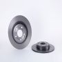 Brembo KT00884 Brembo ceramic brake pad and UV coated solid  brake disc kit